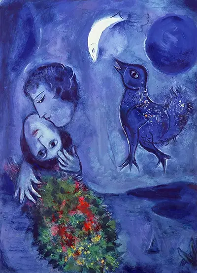 The Blue Landscape (Le Paysage Bleu) Marc Chagall